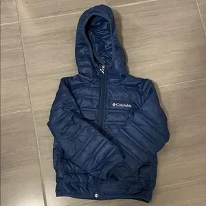 Columbia | Jackets & Coats | Columbia Navy Hooded Puffer Jacket